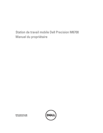 Dell Precision M6700 Manuel du propriétaire | Fixfr