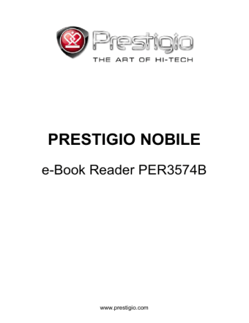 Mode d'emploi | Prestigio Nobile PER-3574B Manuel utilisateur | Fixfr