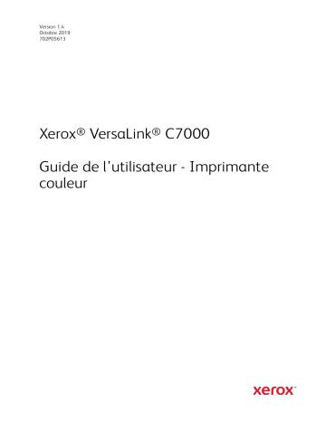 Xerox VersaLink C7000 Mode d'emploi | Fixfr