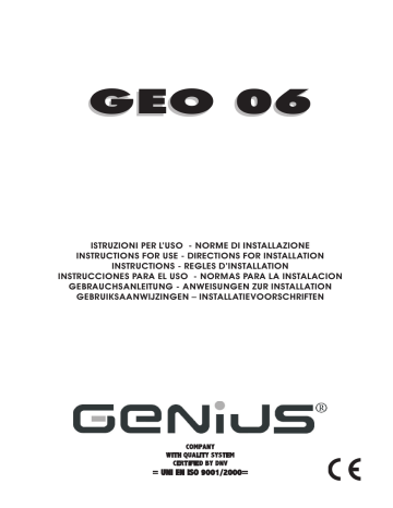 Mode d'emploi | Genius GEO 06 Manuel utilisateur | Fixfr