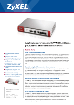 ZyXEL ZyWALL SSL 10 Manuel utilisateur