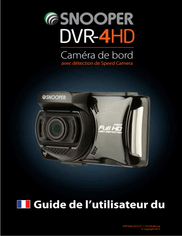 Mode d'emploi | Snooper DVR-4 HD Manuel utilisateur | Fixfr