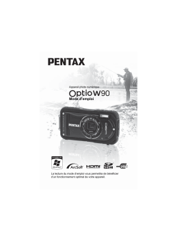 Pentax Série Optio W90 Mode d'emploi