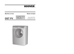 Hoover DST PV Manuel utilisateur