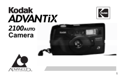 Kodak Advantix 2100 Manuel utilisateur