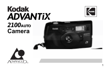 Manuel du propriétaire | Kodak Advantix 2100 Manuel utilisateur | Fixfr