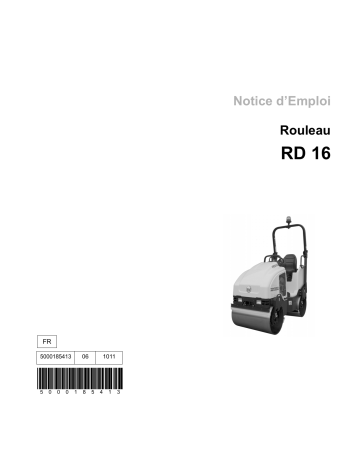 Wacker Neuson RD16-90 Tandem Roller Manuel utilisateur | Fixfr