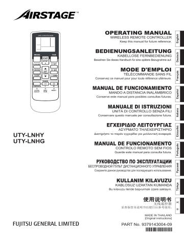 UTY-LNHG | Mode d'emploi | Fujitsu UTY-LNHY Manuel utilisateur | Fixfr