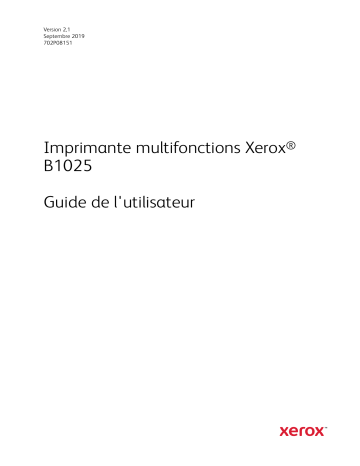 Xerox B1022/B1025 Mode d'emploi | Fixfr