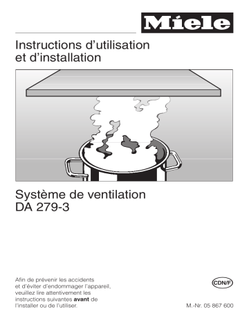 Manuel du propriétaire | Miele DA 279-3 Manuel utilisateur | Fixfr