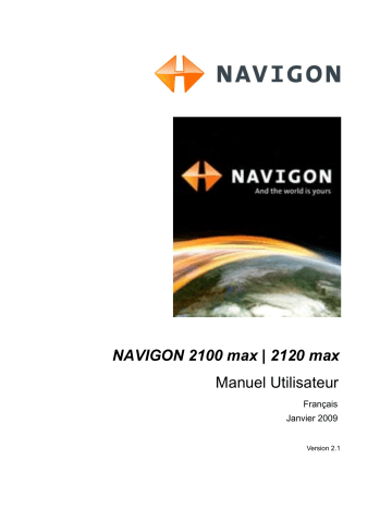 Manuel du propriétaire | Navigon 2120 MAX MN7 Manuel utilisateur | Fixfr