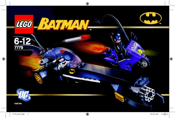 Guide d'installation | Lego 7779 The Batman Dragster: Catwoman Pursuit Manuel utilisateur | Fixfr