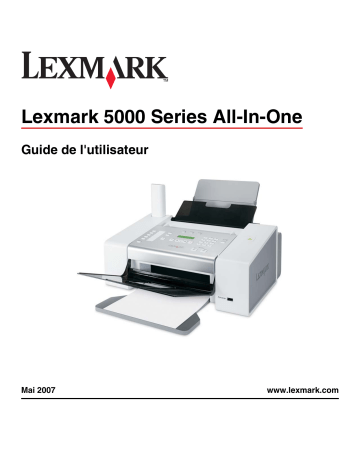 Manuel du propriétaire | Lexmark X5075 Manuel utilisateur | Fixfr