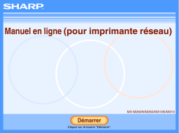 Sharp MX-M260N Manuel utilisateur