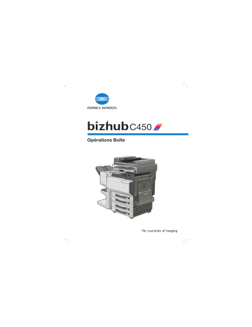 Manuel du propriétaire | Konica Minolta bizhub C450 Manuel utilisateur | Fixfr