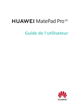 Huawei MatePad Pro 5G Mode d'emploi