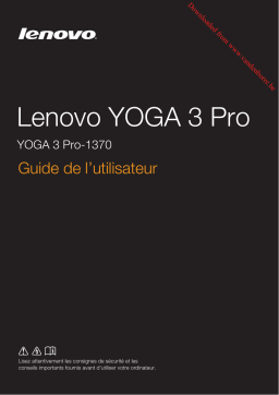 Lenovo Yoga Tab 3 Pro Manuel utilisateur