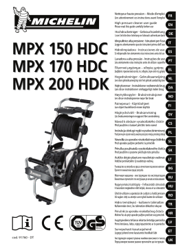 Michelin MPX HDC RLW Manuel utilisateur