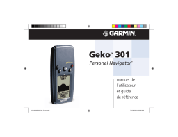 Garmin Geko 301 Mode d'emploi