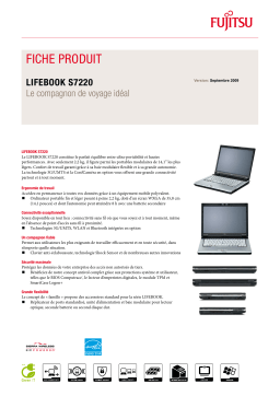 FUJITSU SIEMENS LifeBook S7220 Manuel utilisateur