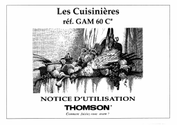 Thomson GAM60C Manuel utilisateur