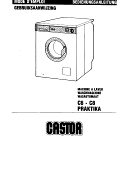 CASTOR C8 Manuel utilisateur