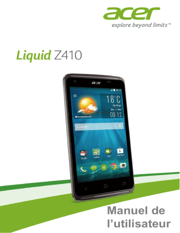 Liquid Z410 | Mode d'emploi | Acer Z410 Manuel utilisateur | Fixfr