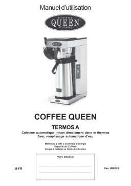 Coffee Queen Termos A Manuel utilisateur