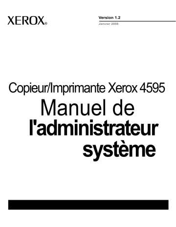 Xerox 4595 Manuel utilisateur | Fixfr