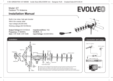 Evolveo GT dvb t Manuel du propriétaire | Fixfr