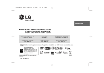 LG HT904TA Manuel du propriétaire | Fixfr