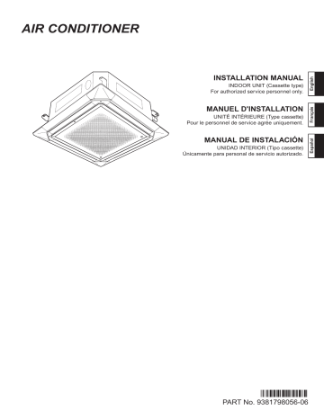 AUU36RGLX | AUU42RGLX | AUU30RGLX | AUU24RGLX | AUU18RGLX | Installation manuel | Fujitsu AUU48RGLX Guide d'installation | Fixfr