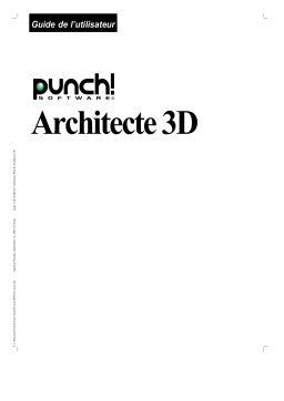 Avanquest Architecte Architecte 3D 2005 Manuel utilisateur