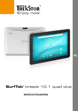 Trekstor SurfTab Breeze 10.1 Quad Plus Manuel utilisateur