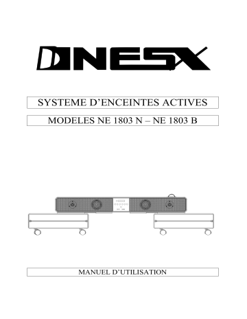 Manuel du propriétaire | NESX NE-1803 Manuel utilisateur | Fixfr