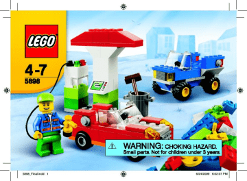 Guide d'installation | Lego 5898 Cars Building Set Manuel utilisateur | Fixfr