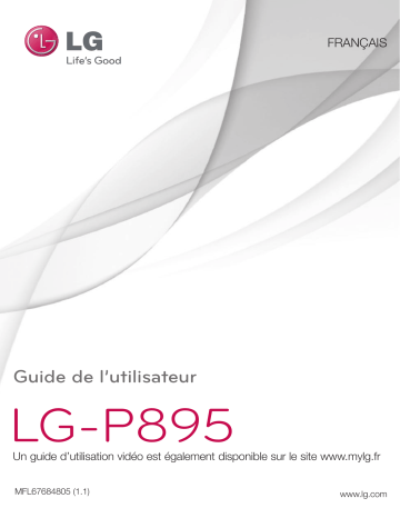 OPTIMUS VU | Mode d'emploi | LG Série P895 Manuel utilisateur | Fixfr