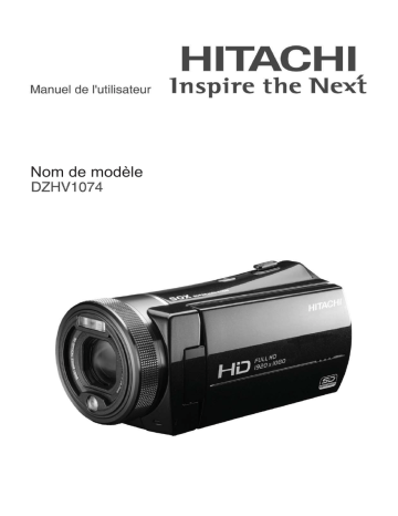 Mode d'emploi | Hitachi DZ-HV1074 Manuel utilisateur | Fixfr