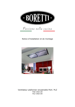 BORETTI PLZ-100 Manuel utilisateur