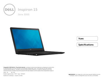 Dell Inspiron 3552 laptop spécification | Fixfr