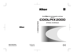 Nikon Coolpix E2000 Manuel utilisateur