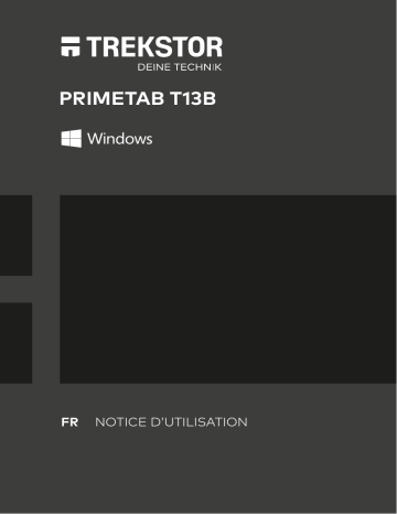 Mode d'emploi | Trekstor PrimeTab T13B Manuel utilisateur | Fixfr