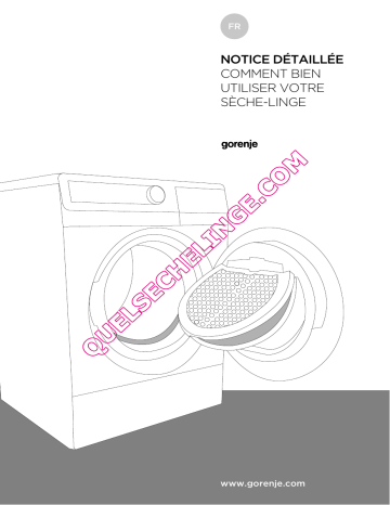 Manuel du propriétaire | Gorenje D61310 Manuel utilisateur | Fixfr