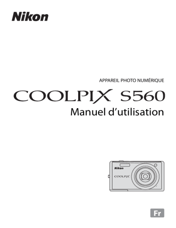 Mode d'emploi | Nikon Coolpix S560 Manuel utilisateur | Fixfr