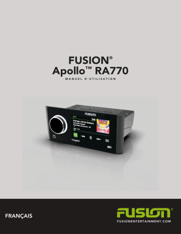 Manuel du propriétaire | Fusion Apollo RA770 Manuel utilisateur | Fixfr