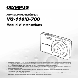 Olympus VG110 Mode d'emploi