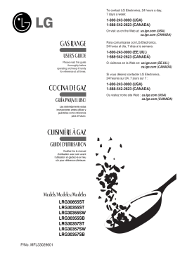 LG LRG30357ST Manuel du propriétaire