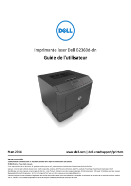 Dell B2360dn Mono Laser Printer printers accessory Manuel utilisateur