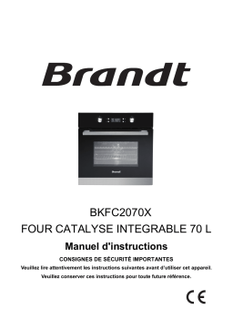 Brandt BKFC2070X Manuel utilisateur