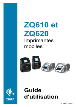 Zebra ZQ610 Manuel utilisateur